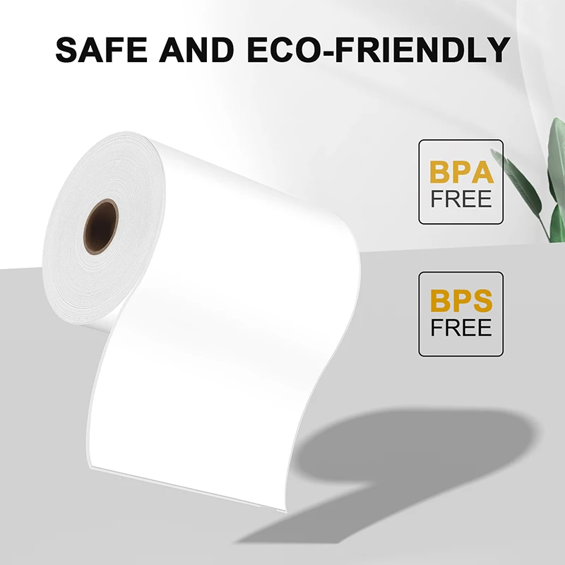 Rollos de papel térmico LKX de 4x6 pulgadas, impresora de etiquetas de envío, pegatina multiusos, autoadhesiva, impermeable, a prueba de aceite para 241BT