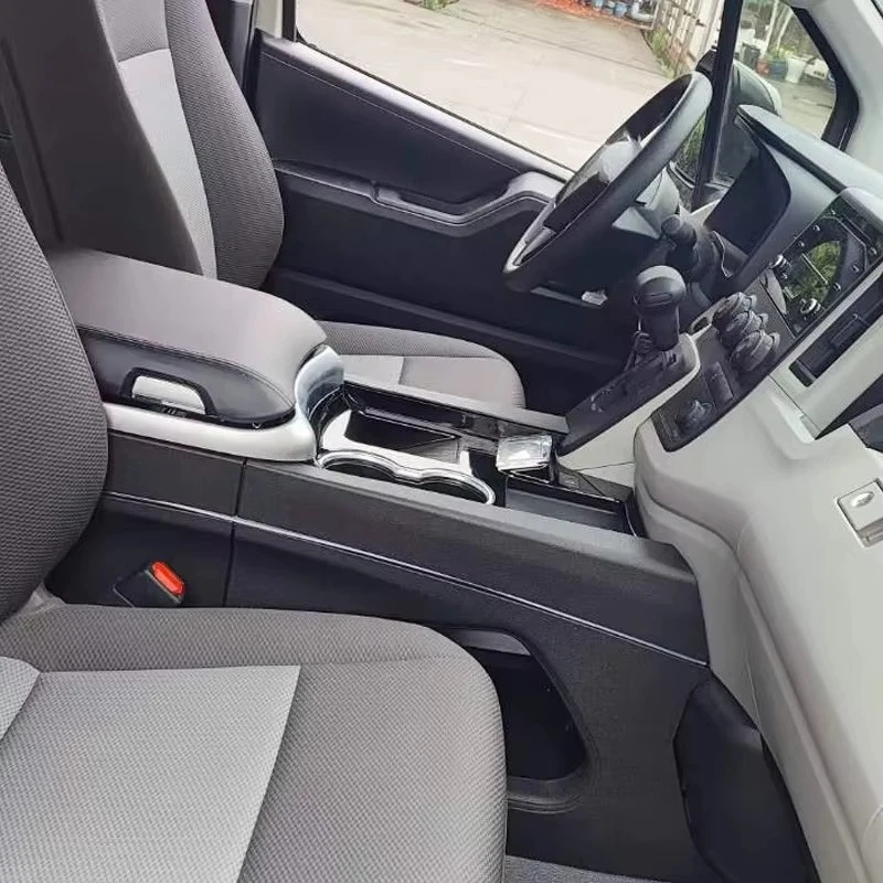 Picture 6: Front Console Armrest Storage Box with Touch Screen Interior Auto Parts Convenient Access & Storage