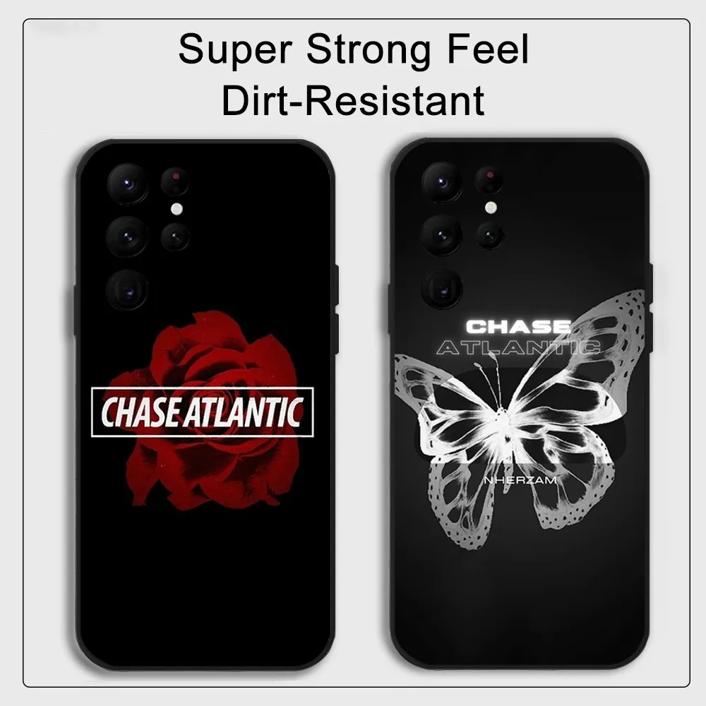 C-Chase Atlantic Music Phone Case Samsung S series s20 s21 s22 s23 s24 FE Plus Ultra TPU Soft to Skin-friendly case