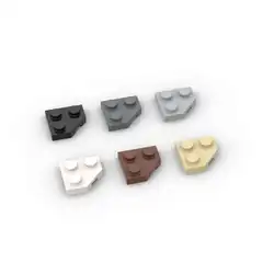 MOC 10PCS 26601 Wedge Plate 2x2 Building Blocks Kit Cut Corner Board Bricks Educational Particle DIY Toys Children Birthday Gift