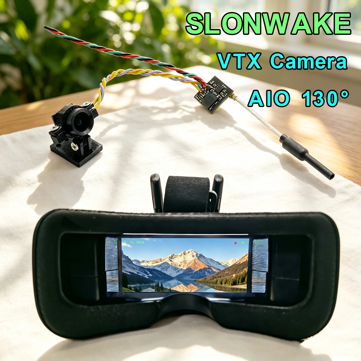 Drone Racing Receiver - 5.8G 48CH Dual Antennas FPV Goggles