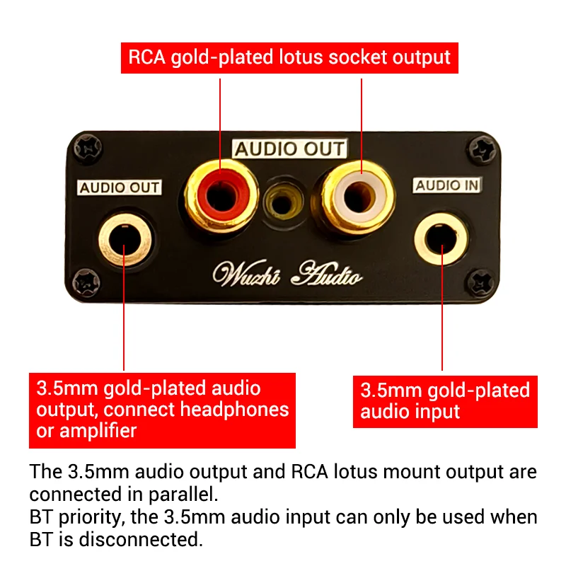 APTX HD QCC5125 LDAC محول لاسلكي بلوتوث 5.1 لوحة الاستقبال DAC لوحة فك تشفير الصوت 24Bit/96Khz LDAC