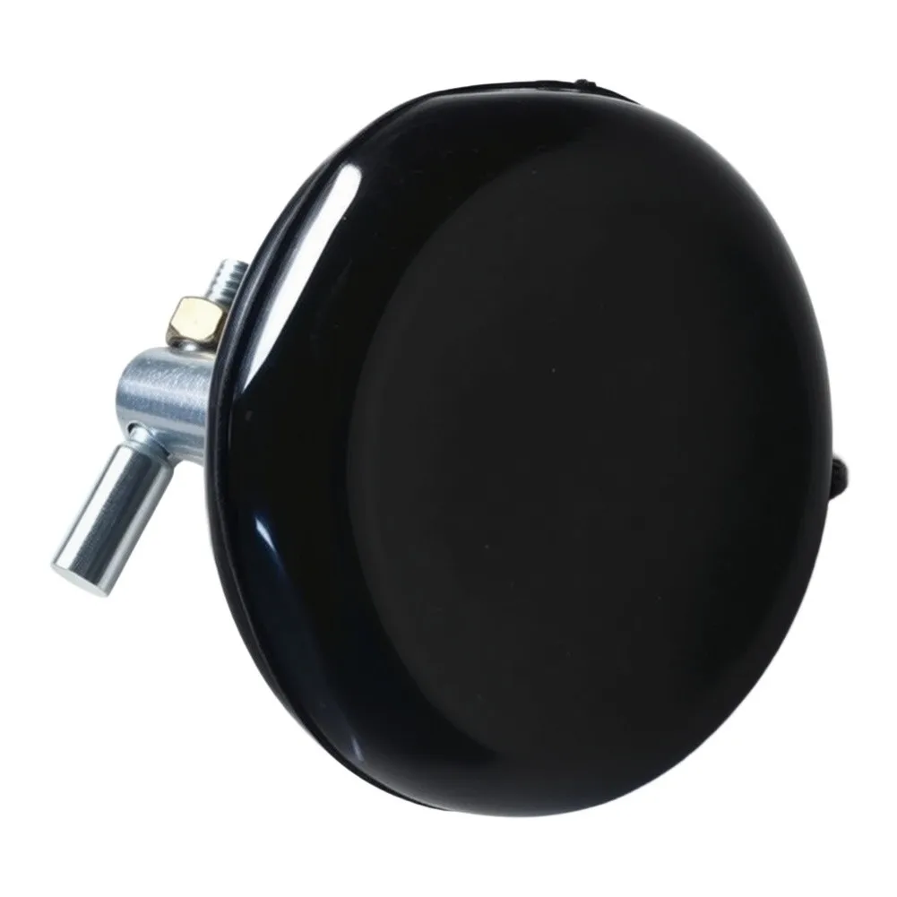 Handle for Furnace Door Heating Stove Boiler Replacement Part with Two Shaft Sizes 0.95cm and 1.1cm Silver Black
