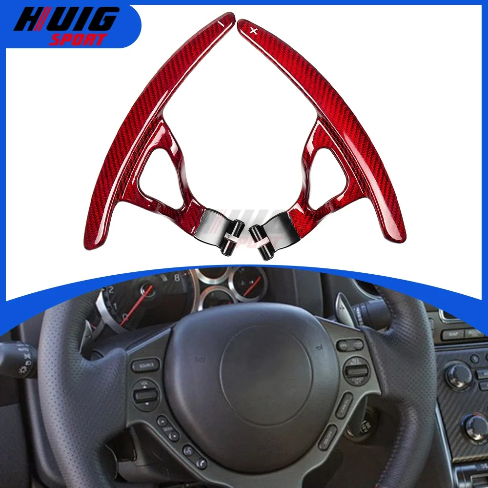 

Carbon Fiber Replacement Car Steering Wheel Paddle Shifter Cover Trim Accessories For Nissan GT-R GTR Nismo R35 2008-2016