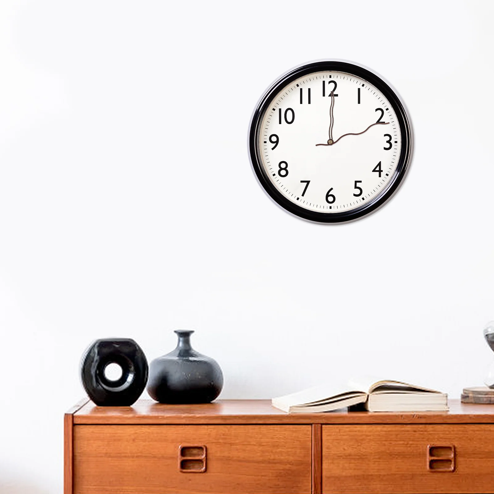 

5Sets Wooden Clock Kit Creative Design for Home School Office Wall Clock Accessories Clocks Mechanism Replacement