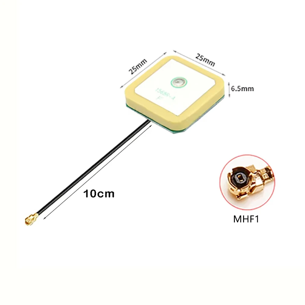 30dB High Gain GPS BD Active Antenna Ceramic Patch Internal Module Navigation Connector With 10cm MHF1 U.FL Cable