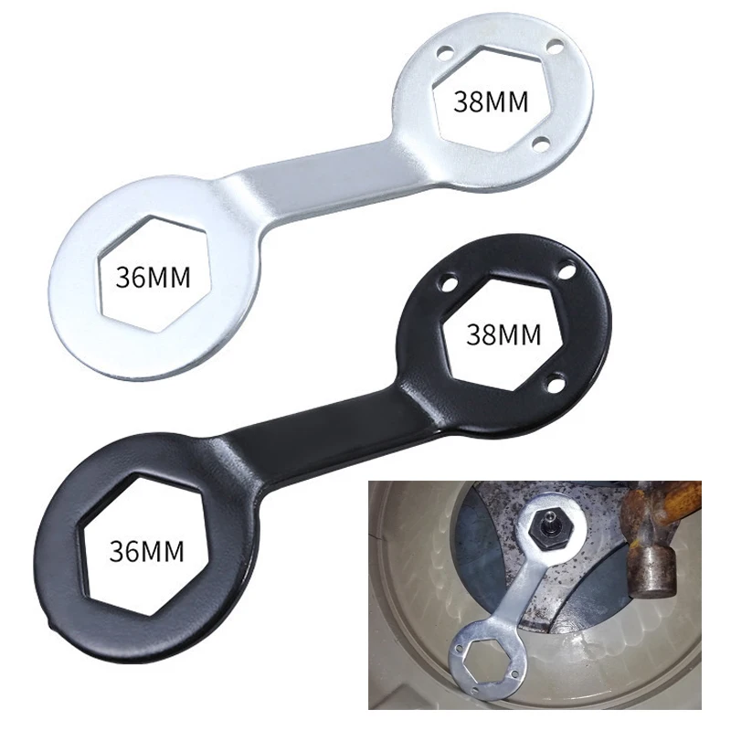 4pcs 36/38mm Washing Machine Clutch Wrench Steel Double-ended Long Sleeve Spanner For Disassembly Inner Screw Nut Hand Tools