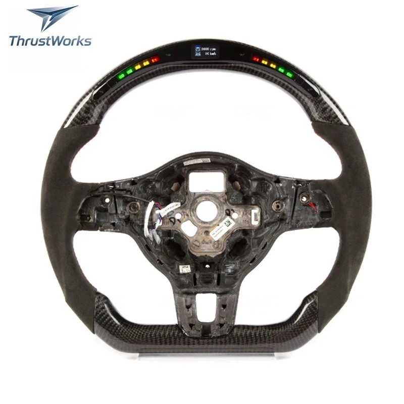 

ThrustWorks Custom Carbon Fiber Steering Wheel CC Jetta R 6 8 6R 7R 8R New