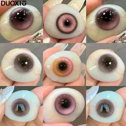 DUOXIU 1 Pair Korean Lenses Popular Color Contact Lenses With Prescription Myopia Lenses Korean Lenses Pink Lenses Cosplay