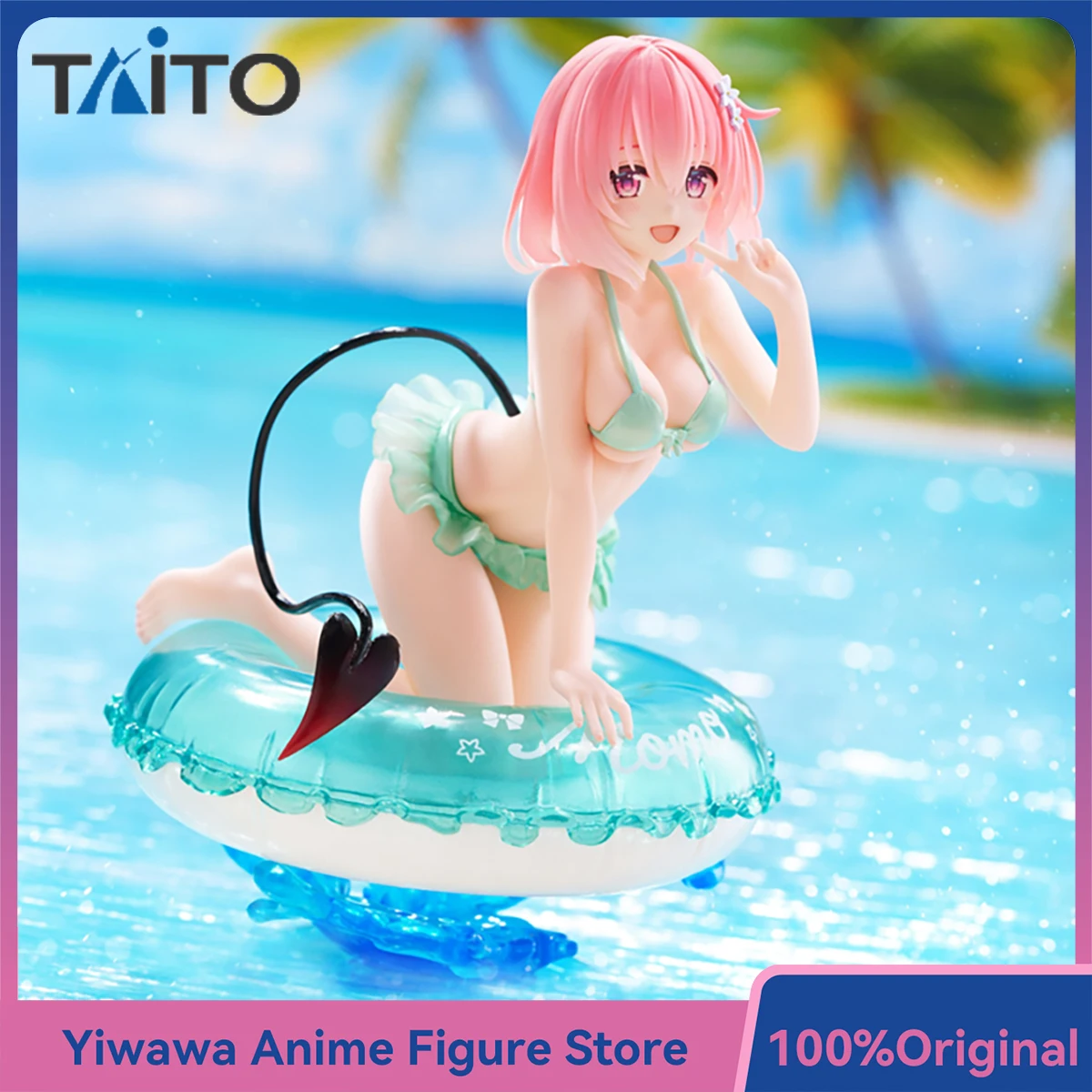 

TAITO To LOVEru Darkness Momo Belia Deviluke Aqua Float Аниме Фигурки Bishoujo Орнамент Коллекционная модель игрушки