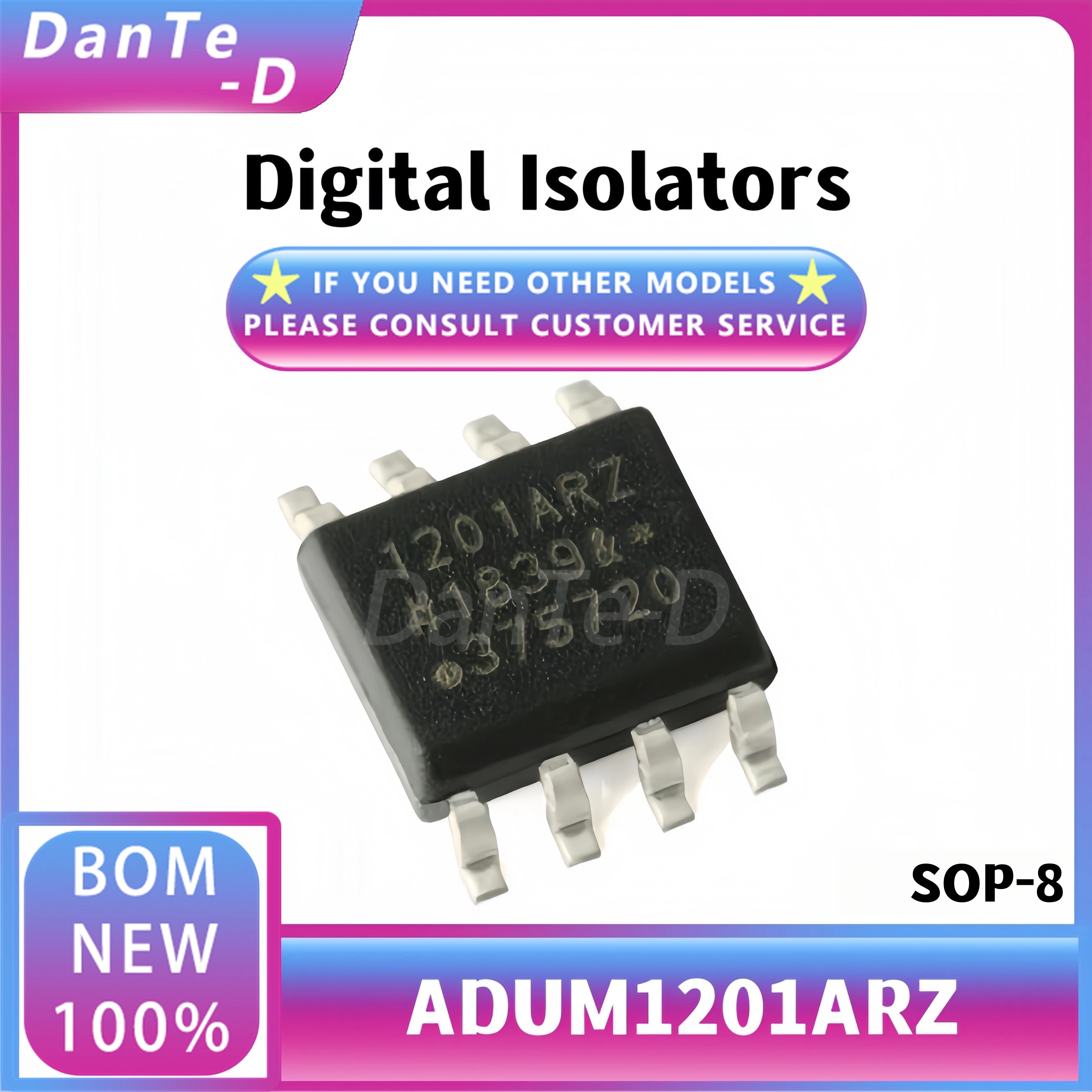 10PCS ADUM1201ARZ 1201BRZ new original SOP-8 dual channel digital isolator IC chip