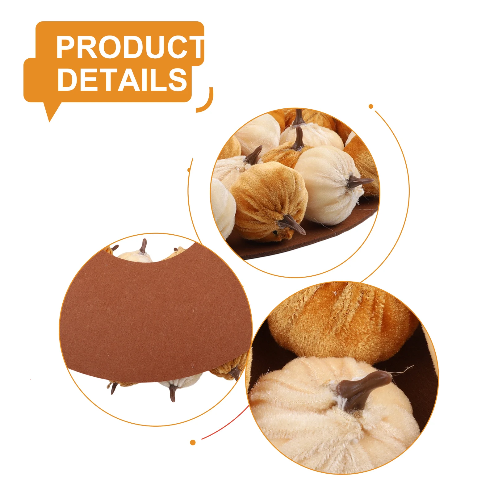 

Artificial Pumpkin Fall Decor Autumn Home Decor Charming Background Holiday Season Decor For Tables 40.0*40.0cm