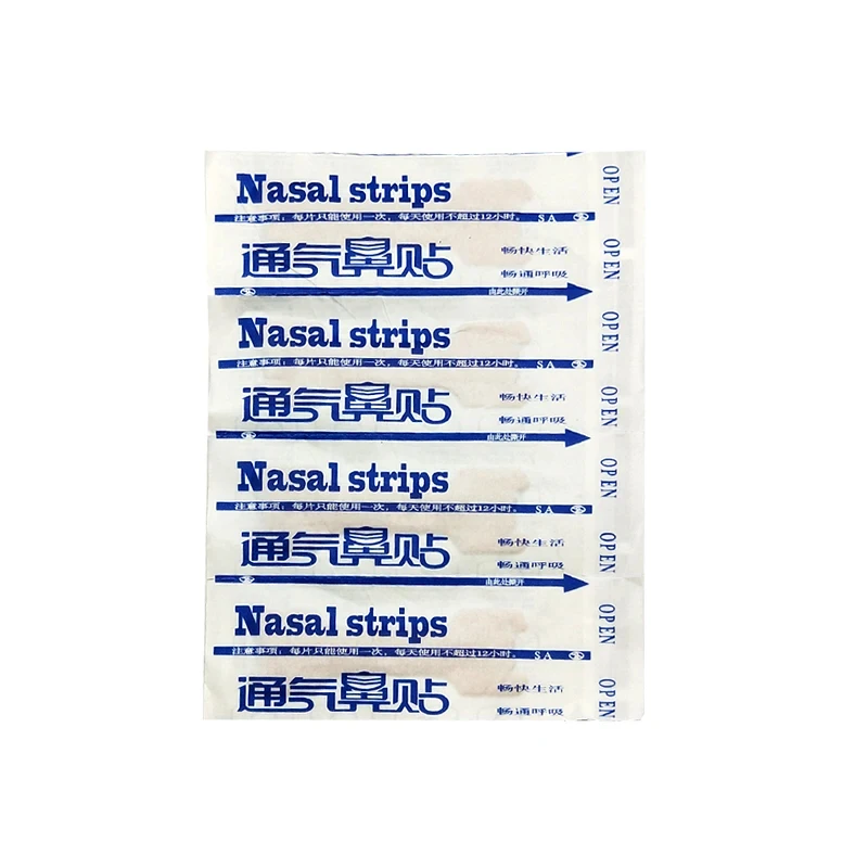 8pcs Breath Nasal Strips Right Aid Stop Snoring Nose Patch Good Sleeping Patch Product Easier Breath Health Medical Plaster