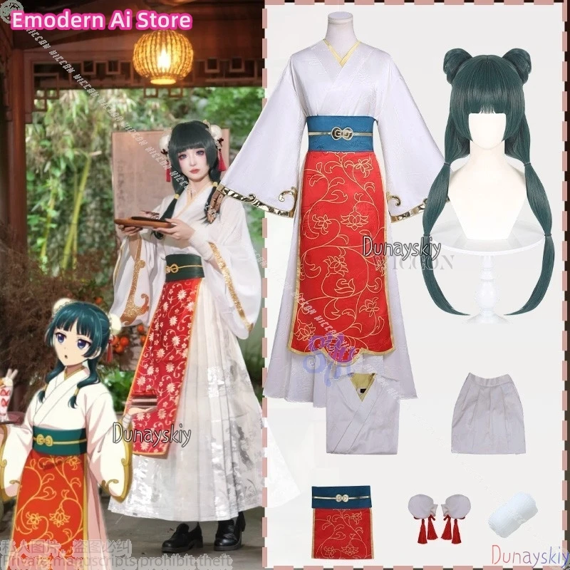 anime-the-apothecary-diaries-cosplay-maomao-disfraz-sweets-paradise-kawaii-chinese-styles-uniform-dress-retro-lolita-halloween
