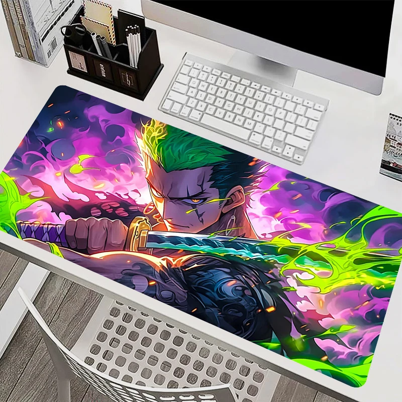 

Mouse Pad PC Accessories Keyboard Pad Office Desk Mat Anti Slip HD Mousepad Rubber Tablet Pad Gaming One Piece Zoro Extended Pad