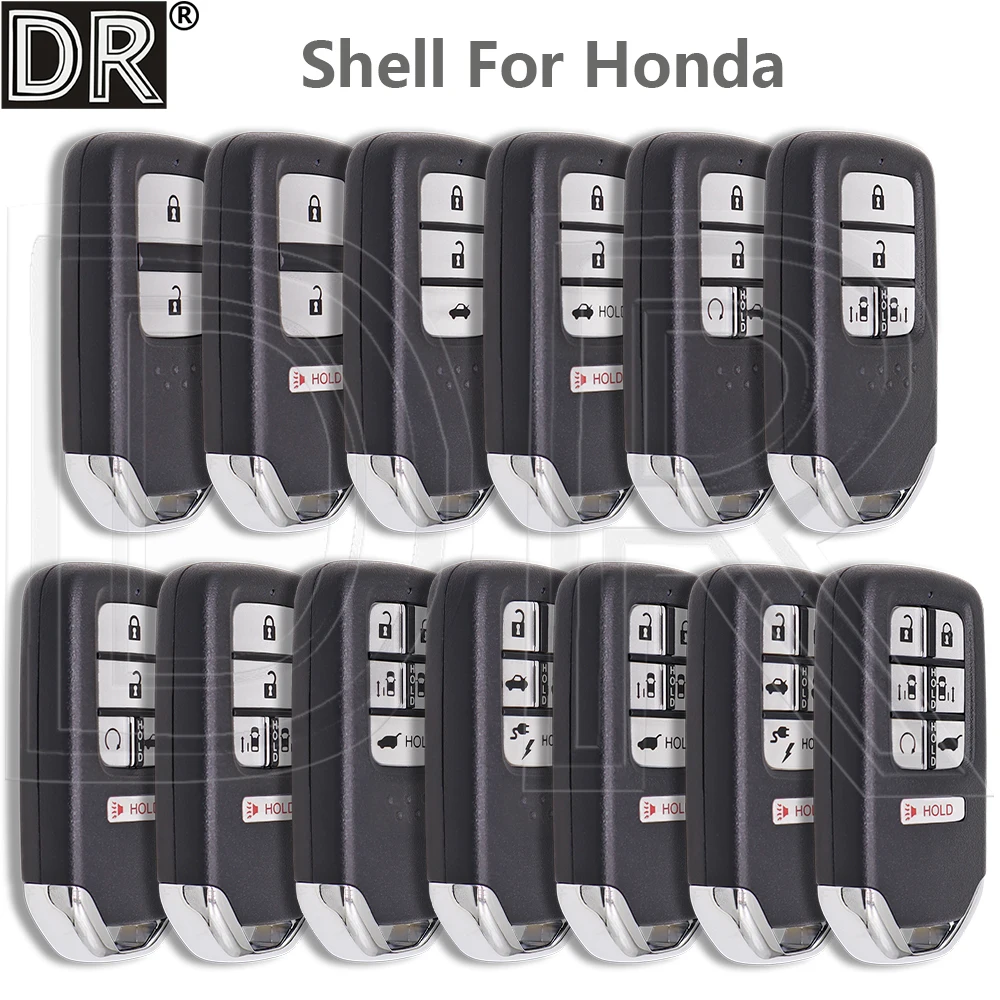 

Great Replacement Car Key Shell Case For Honda Honda XRV Venzel City CRV CRZ HRV Civic Odyssey Clarity Jazz Pilot Crosstour EX-L