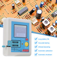 LCR-T7 Multimeter Transistor Tester Multifunction Diode Triode Capacitor Resistor Test Meter LCD Display LCR ESR NPN PNP MOSFET