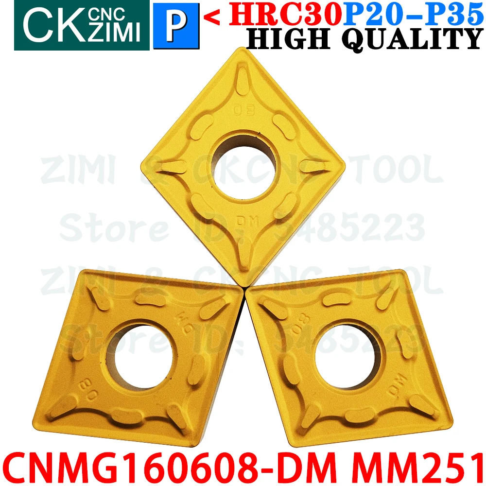 CNMG160608-DM MM251 CNMG160608 DM MM251 超硬インサート外部旋削インサート工具 CNMG542 CNMG1606 CNMG 1606 DM CNC機械金属旋盤旋削切削工具