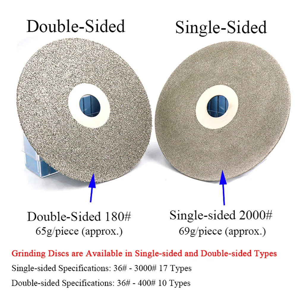 4 ''100 مللي متر الماس المغلفة شقة اللفة القرص عجلة جواهري تلميع قرص الطحن للمجوهرات كريستال زجاج تلميع ، 36-3000 حصى