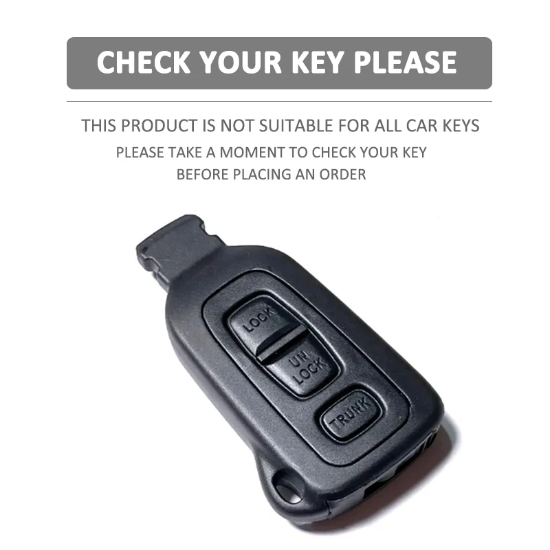 3 Buttons Silicone Car Truck Key Cover Protect Skin Case Rubber Shell Holder for Lexus LS430 Remote Keychain Auto Accessories