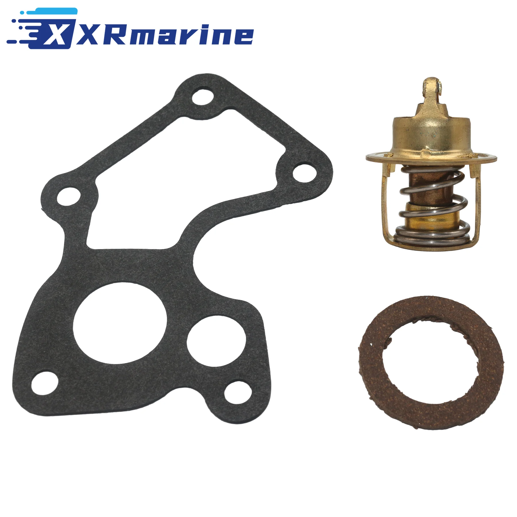 Thermostat Kit 62℃ / 143℉ 396987 382385 for Johnson Evinrude Marine Engine 778261 Gasket OEM Part Number 313416, 332108, 317226