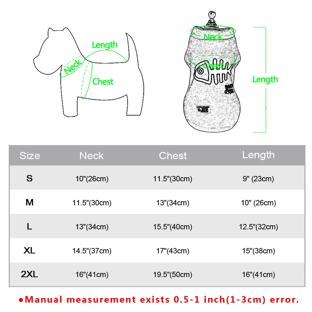 Dog Winter Clothes Small Pet Clothes French Bulldog Costume ropa para perro Cotton Pets Clothing Outfit for Small Dogs Chihuahua