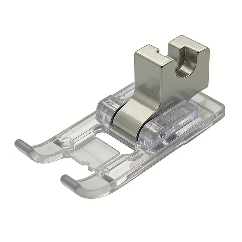 Clear Plastic Satin Stitch Foot Low Shank Applique Presser Foot Compatible with Singer Janome Brother Home Sewing Machines