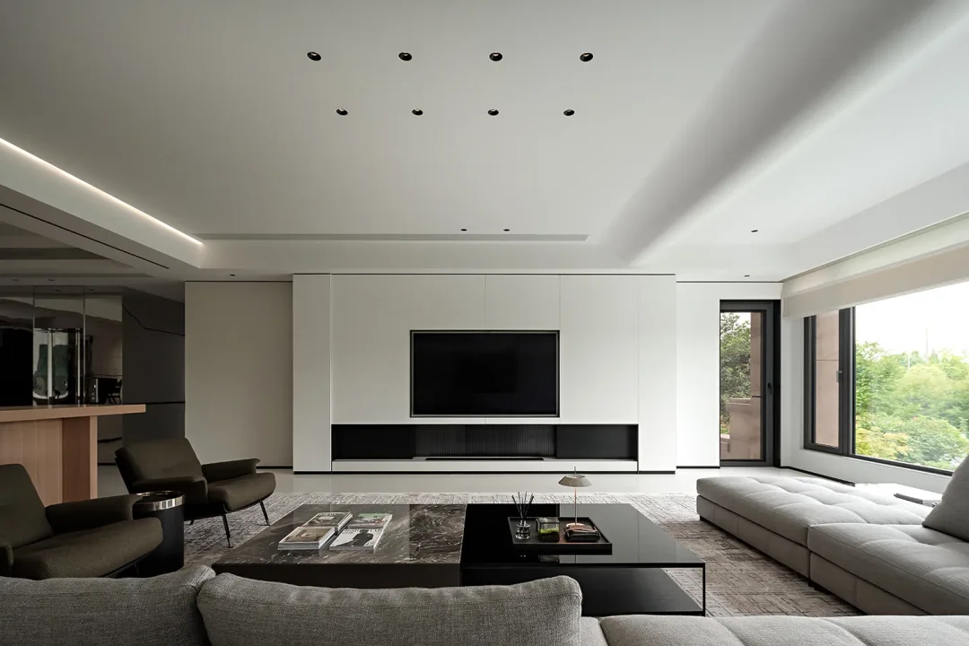 Sanhai Piano da pavimento di design per interni in stile moderno Piano principale con rendering massimo 3D Concept avanzato Roomstyler piatto Casa accogliente interna