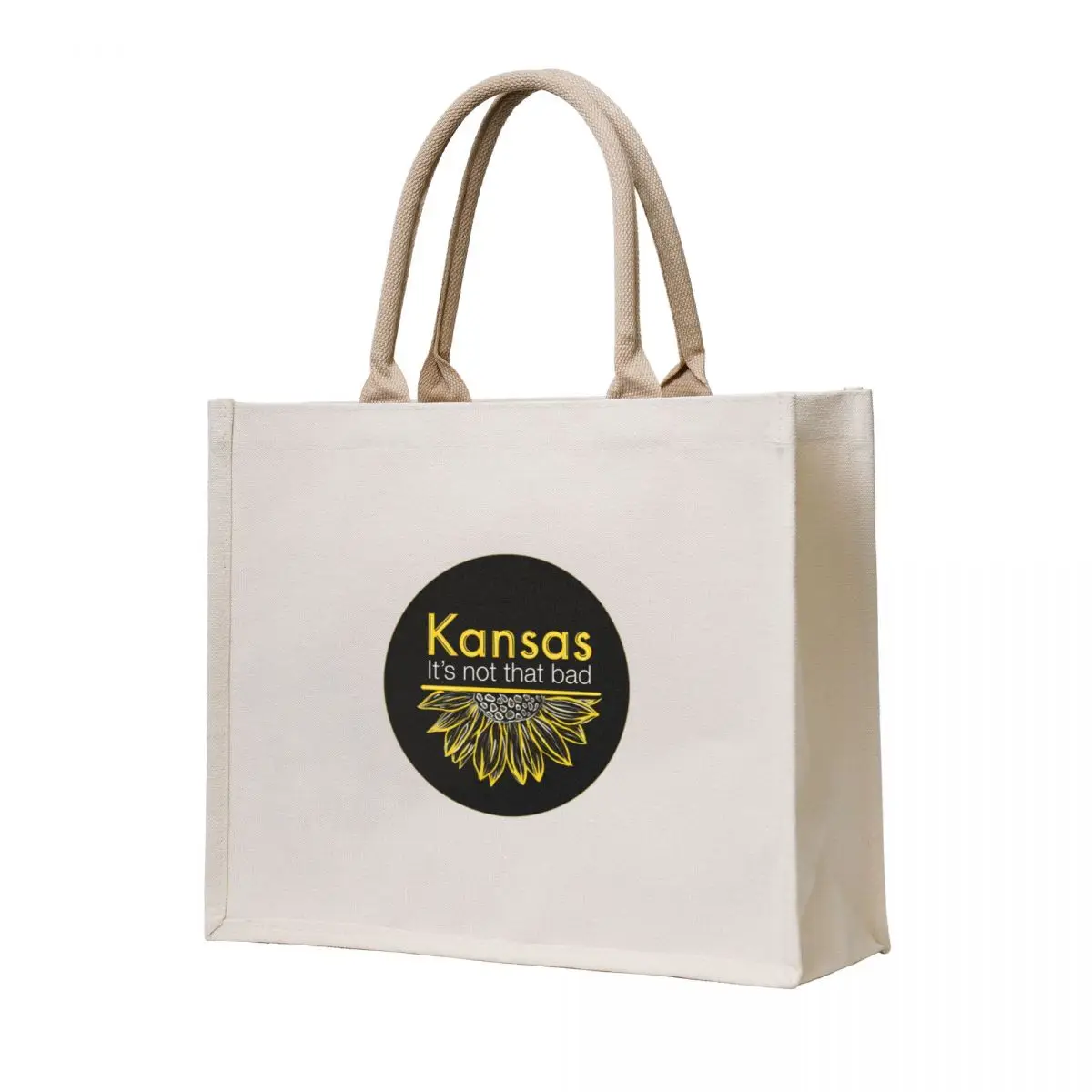 

Kansas: It's not that bad! Tote Bag hand bag ladies Gift bags Eco bag Big women
