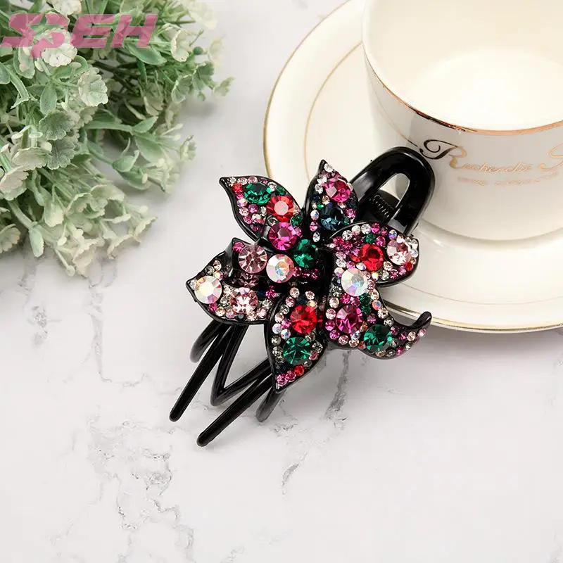 New clip headdress hairpin coil hair large grab clip hairdress female hairpin headdress three tooth duck beak clip