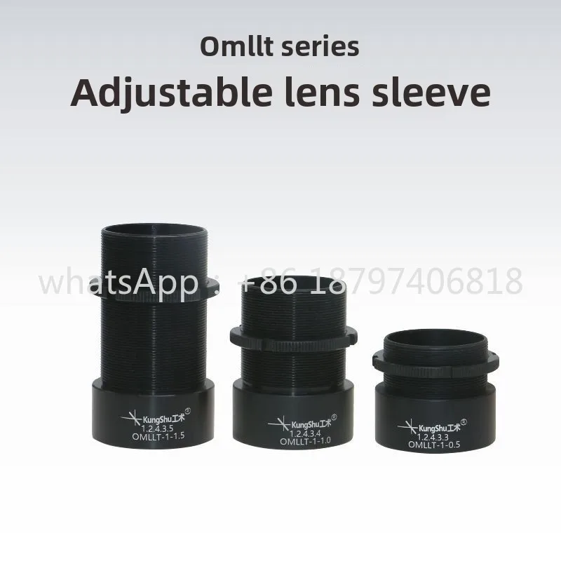 Tubi per lenti ottiche regolabili, confezione da 5 pezzi