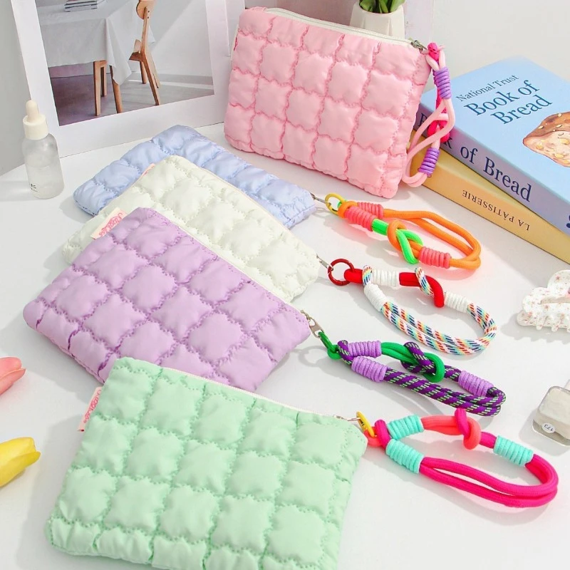Multipurpose Travel Toiletry Wash Bags Women Wallet Mini Pouch Cute Girl Cosmetic Bag Hand-held with Zipper Makeup Bags