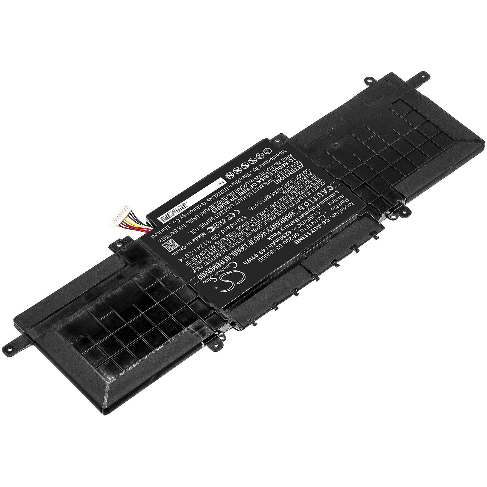 CS Replacement Battery For Asus BX333FN, RX333FA, RX333FA-A3141T, RX333FN, RX333FN-A3138T, RX33