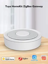 O Tuya ZigBee Gateway Funciona com o Aplicativo HomeKit Alarm Host Centro de Controle Doméstico Inteligente com Dispositivo RJ45 Enthernet IoT