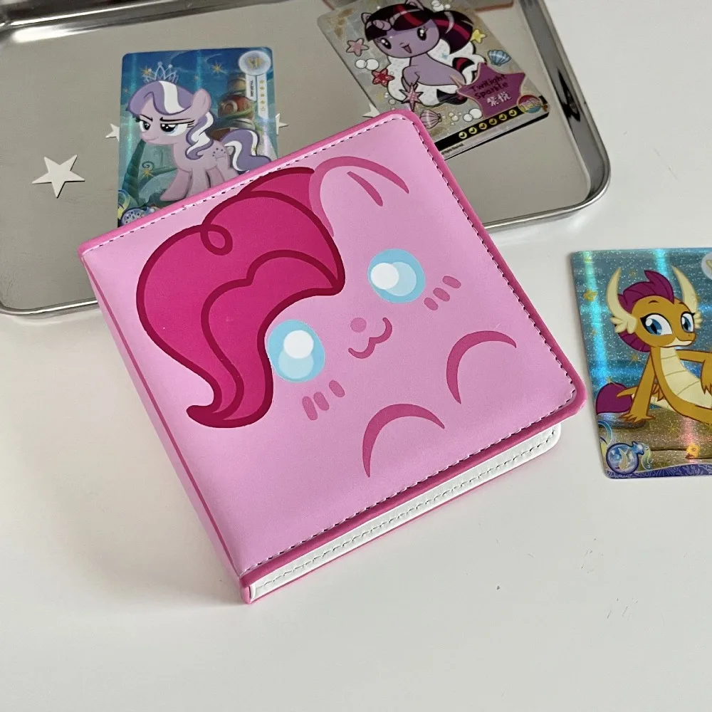 Anime My Little Pony Pinkie Pie Fluttershy Applejack Rainbow Dash rare Twilight Sparkle Photo Album Card Storage Book 3 pollici