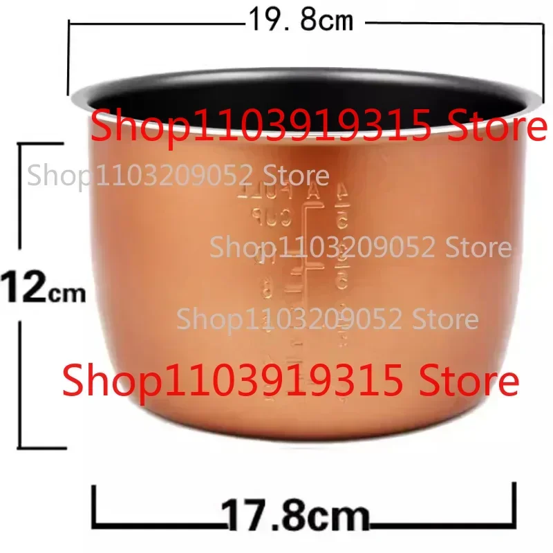 

2.8L Electric Pressure Cooker Liner Multicooker Bowl Liter Non-stick Pan Double SprayThickening