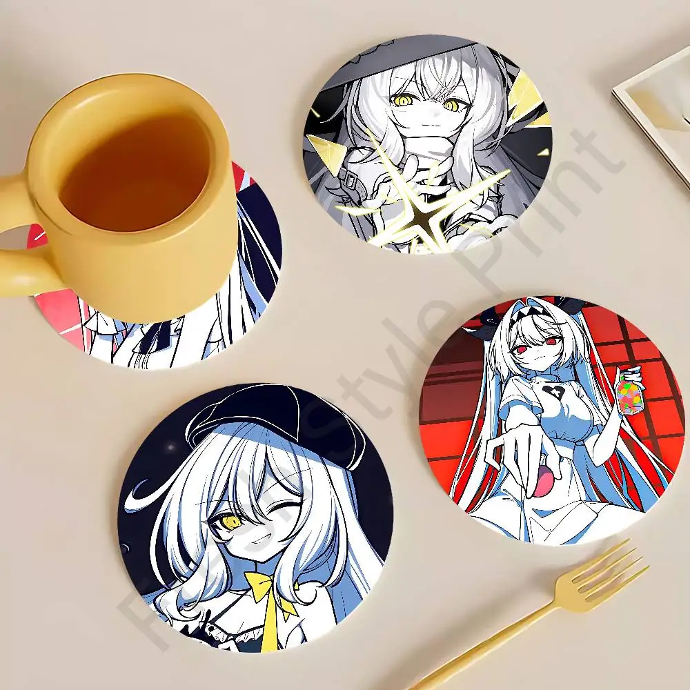 

Game N-Noexistencen of you And Me Round Wooden Coasters For Cute Design Suitable for Drinks Tea,Coffee Home Perfect Gift