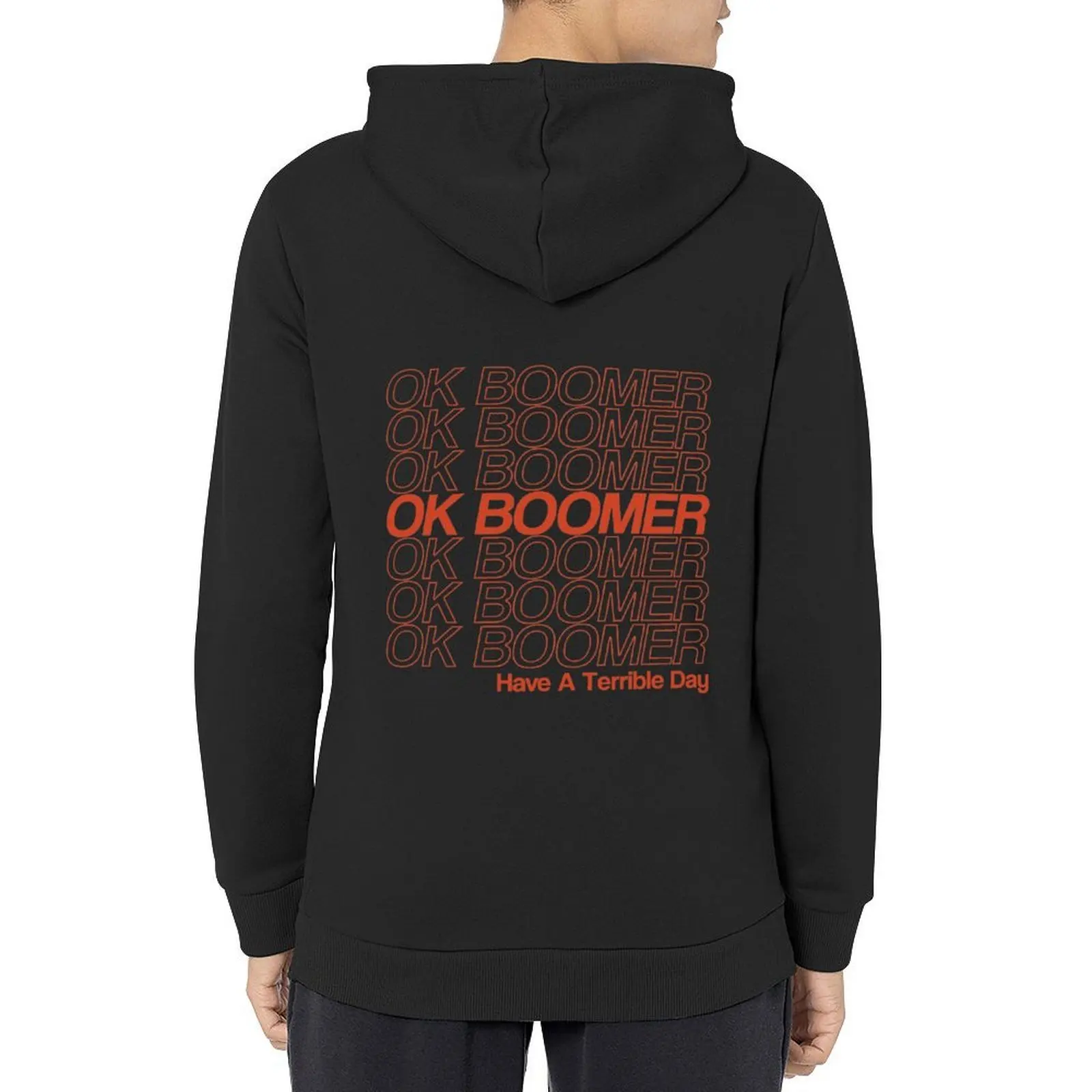 

Ok boomer Mask Hoodie hooded shirt mens clothes clothes for men new in hoodies and blouses