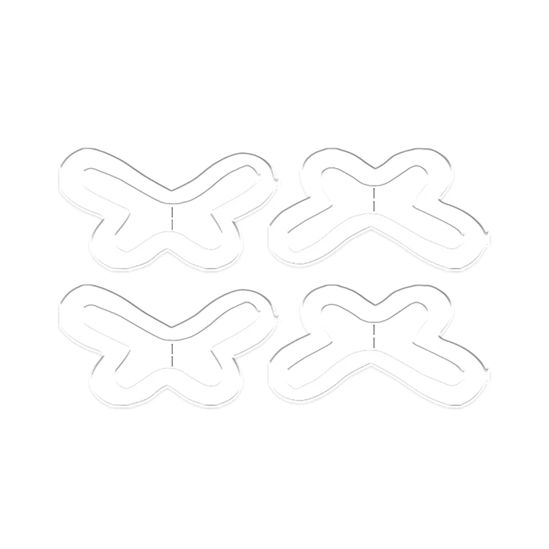 

12 Patches Elf Ear Support Stickers Invisible Ear Corrector Earlobe Support Patches Elf Ear Makeup V-Face Stickers Easy Use