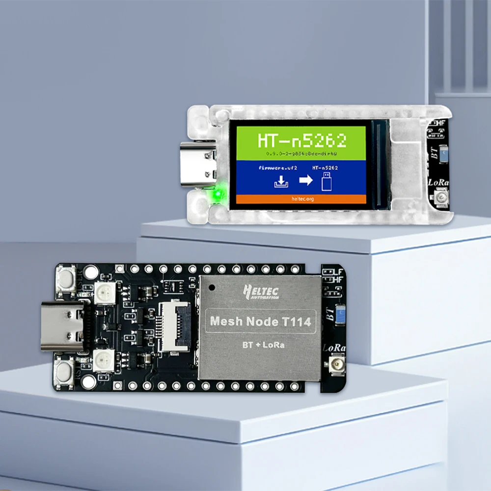 nRF52840 SX1262 LoRa Bluetooth Development Board Tracker Positioning Devboard Node T114 433-510MHZ 863-928MHZ Low Power TFT