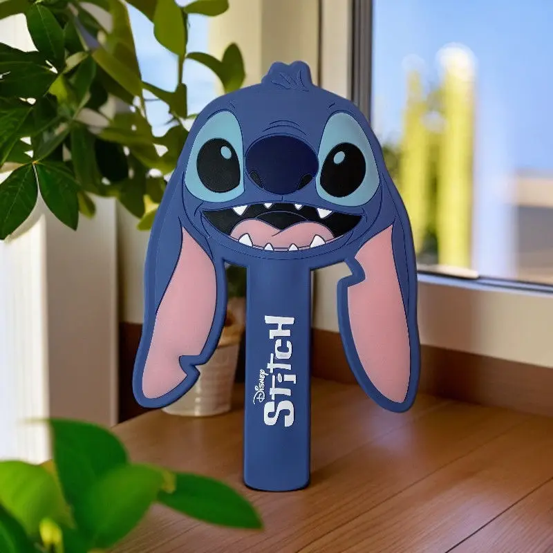 Animação da Disney Lilo & Stitch Espelho de maquiagem portátil simples e moderno sem espelho de vidro brilhante