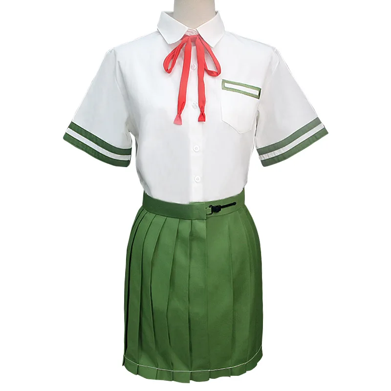 Japanese Original Anime Ling Ya Hu Di Same JK Top Preppy Style Japanese Cos Uniform Short Sleeve Shirt Outfit