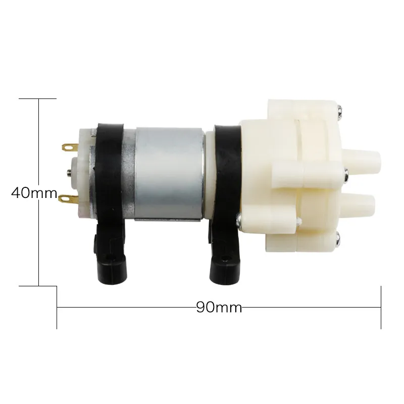 Fishing boat, motor, ESC, water cooling for R385 DC diaphragm pump 6-12v miniature, small pumping pump