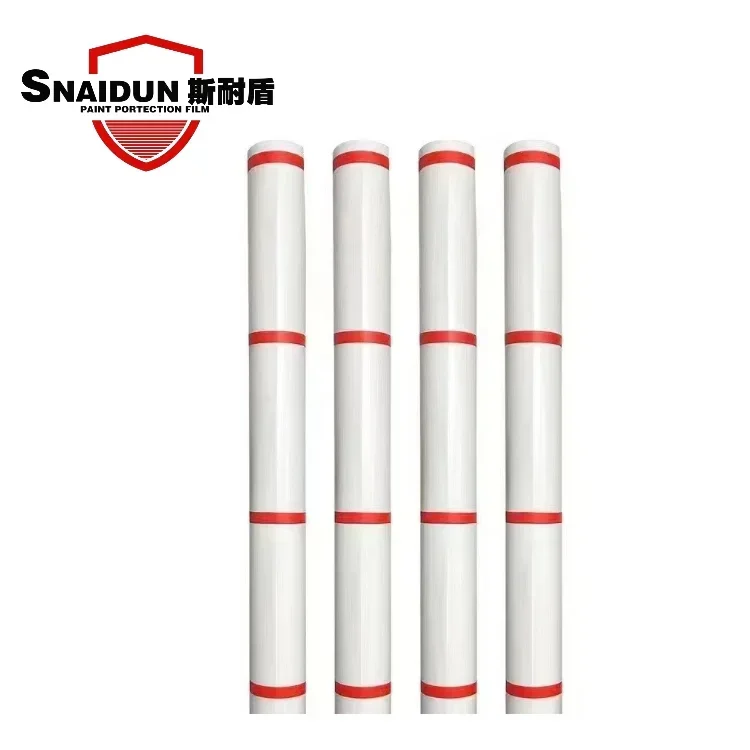 TPU-S100 Film Pelindung Cat Kustom 10mil Transparan Hidrofobik Tahan Menguning & Goresan Self-Healing TPU PPF untuk Mobil