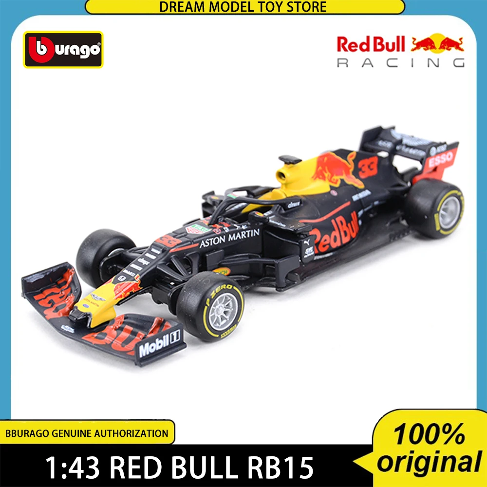 

Bburago 1:43 Red Bull RB15 RB16B #33 F1 Racing Formula Car Simulation Diecast Alloy Model Car Collectible Toys Birthday Gifts