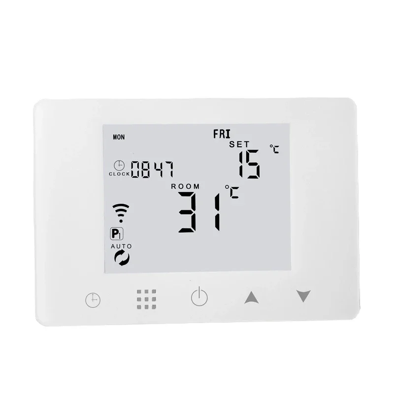 Thermoregulator programmable wireless room digital wifi thermostat for boiler, warm floor, water heating controlled with phone