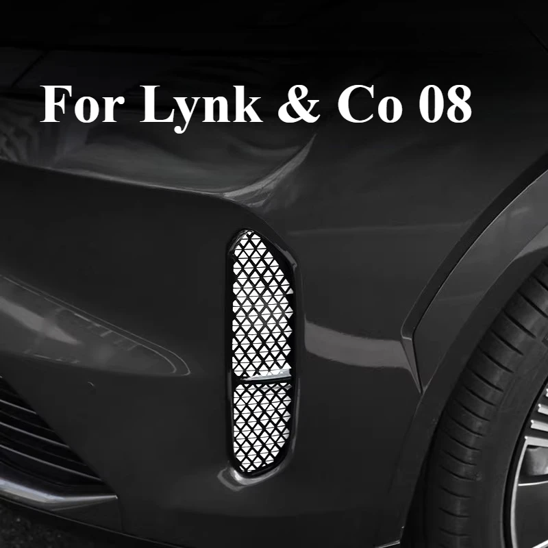 

Для Lynk & Co 08: Светоотражающая наклейка на передний бампер, защита углов воздухозаборника, декоративная наклейка для кузова