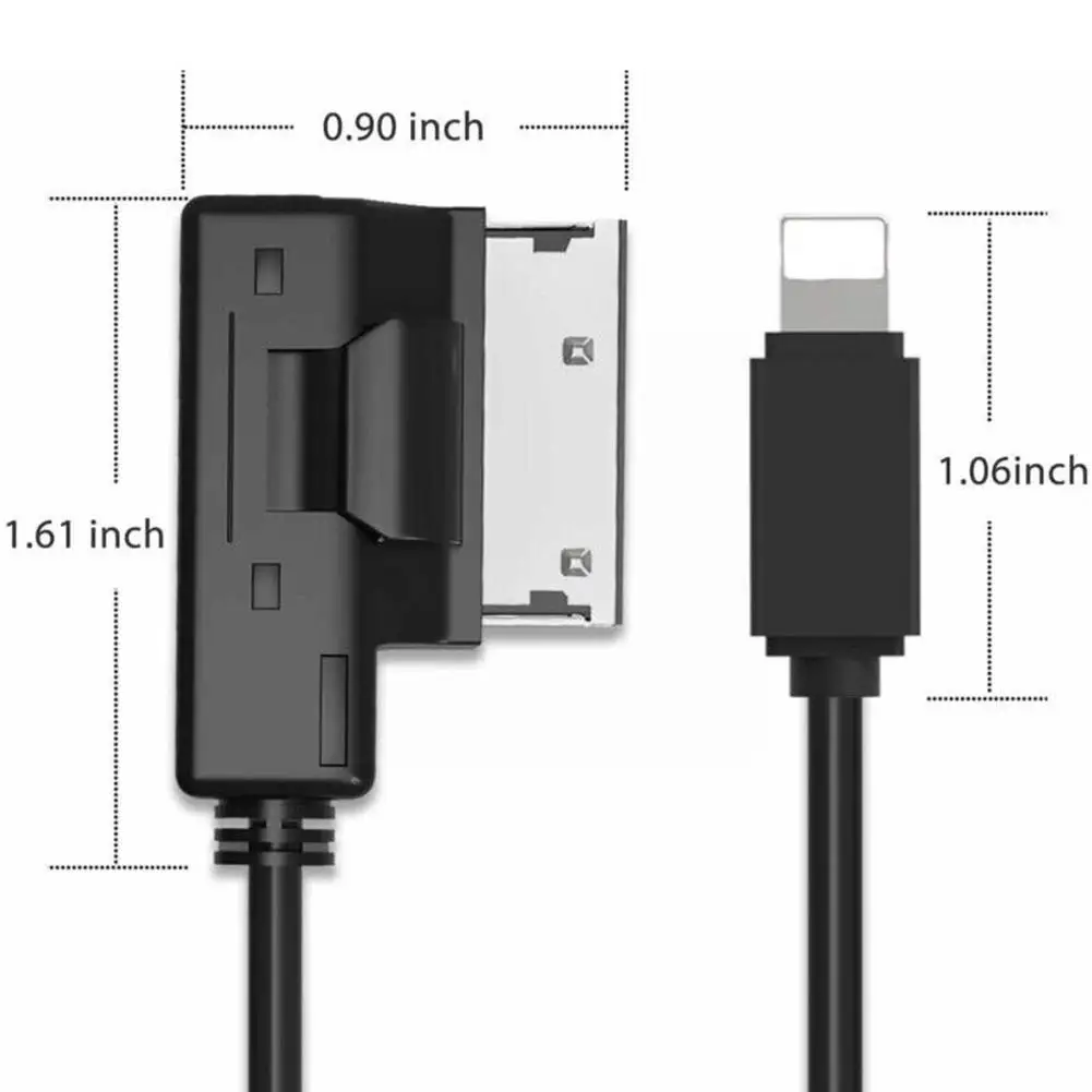 For Audi For VW MMI MDI Interface Music Adapter AMI Audio Cable Compatible For Iphone X 8 7 6S 6Plus Auto Parts Q9W6