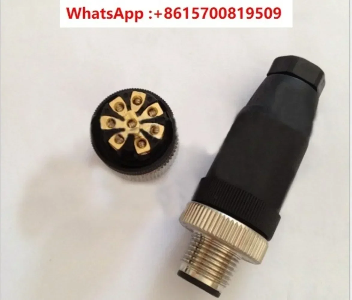 M12 connector Sensor connector ABD type 4P5 core 8 core 12 pinhole male and female plug screw Packing 10 pieces