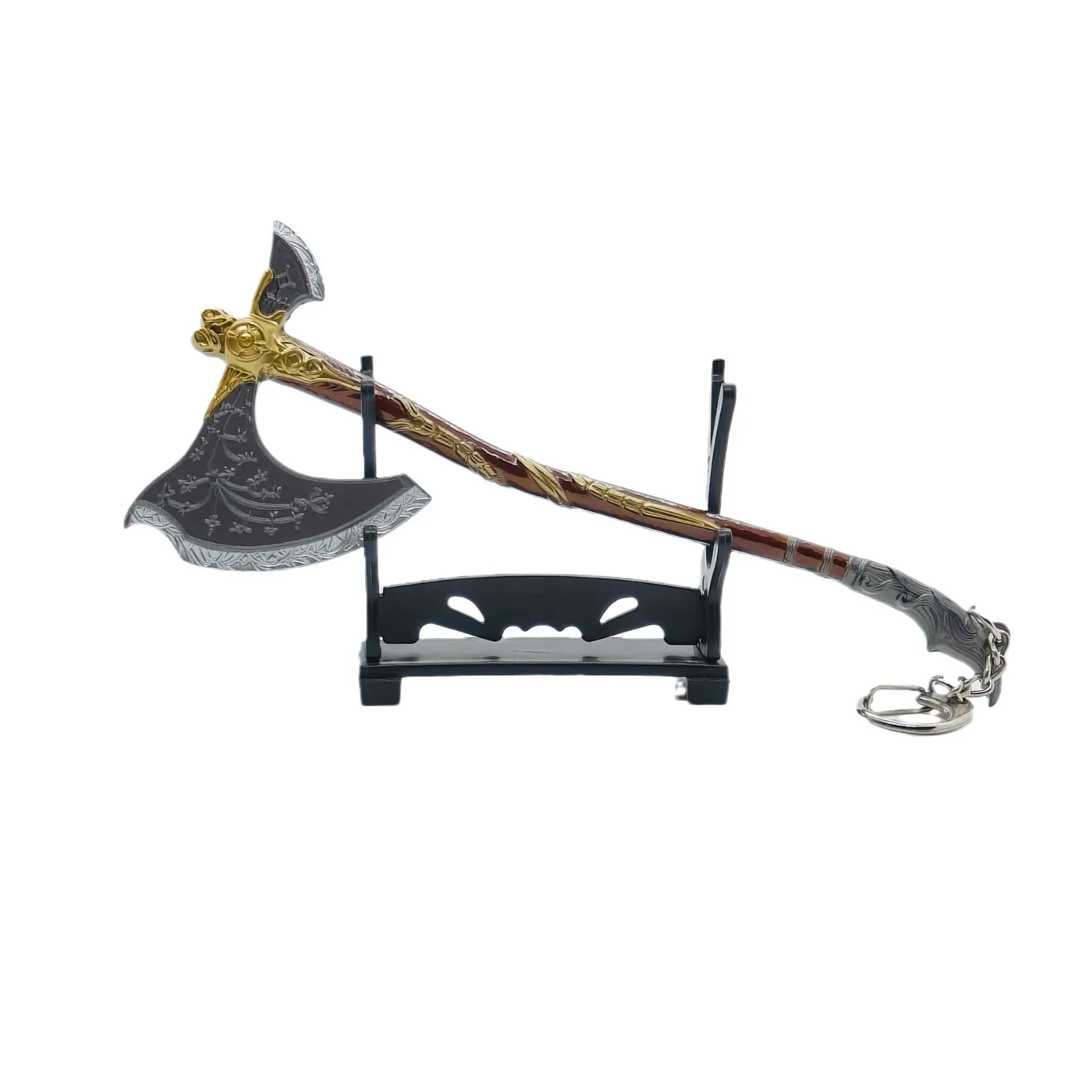 God of War 5 Game Peripherals Kratos Chaos Blade Metal Model Olympus Divine Sword Mini Weapon Decorative Toys Children's Weapons